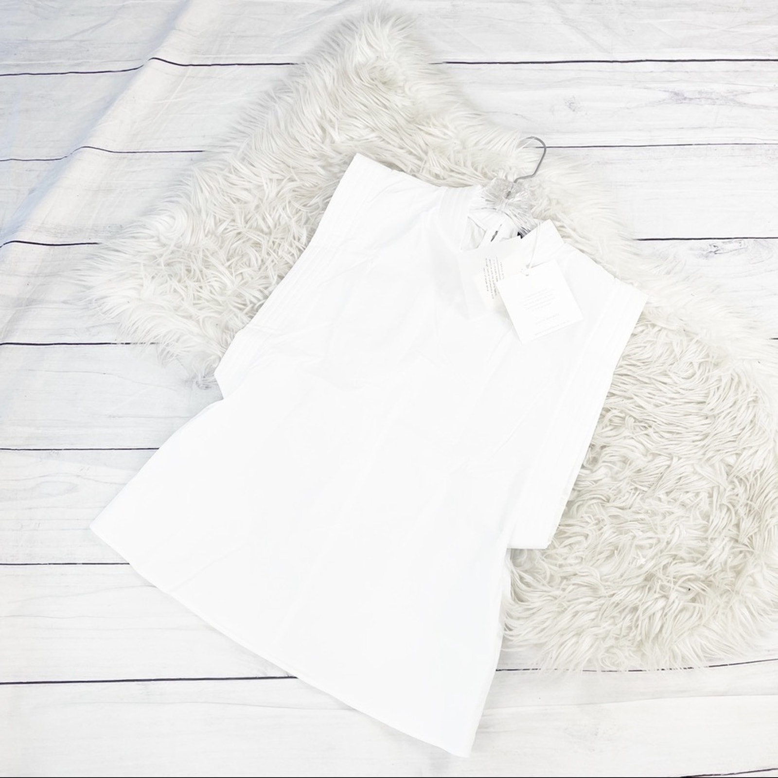 Revolve Women's Piece Of White Stella Reinforced Collar Sleeve Shirt Size 36 / 4 — image 2 of 6